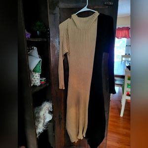 Plus-size sweater dress